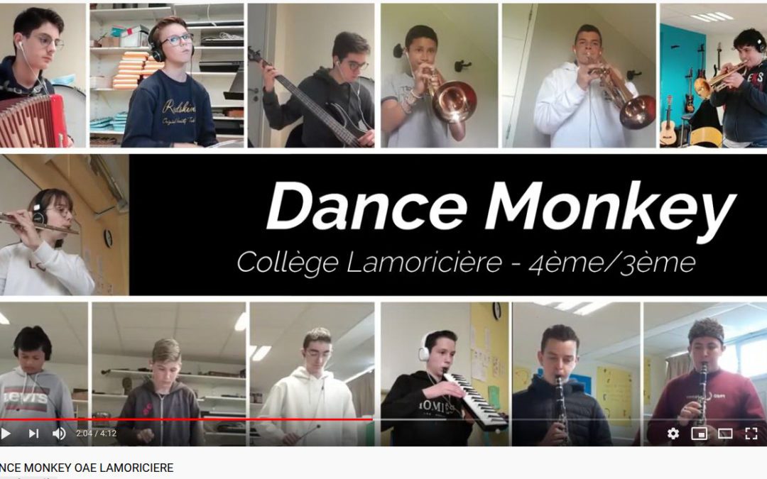 « Dance Monkey » , par les élèves de l’OAE