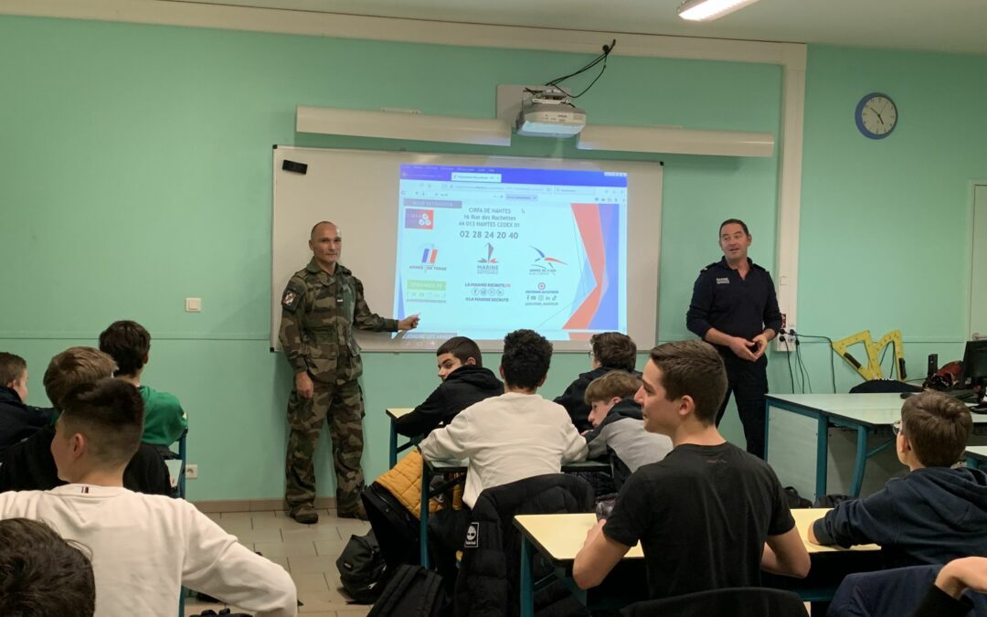 Intervention : formation aux métiers des armées